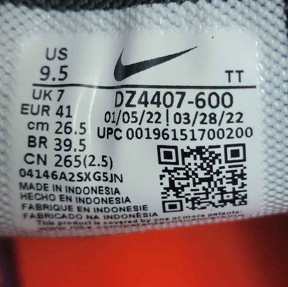 Nike Air Max 270 Bright Crimson Blue Women's Size Multi DZ4407-600 Sneakers New - Picture 12 of 13